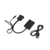 Hemoton 2pcs to Converter Audio Cable Line for Pc Laptop Projector and Black Supports High-Resolution Digital Signals Plated Connectors view 2