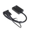 Hemoton 2pcs to Converter Audio Cable Line for Pc Laptop Projector and Black Supports High-Resolution Digital Signals Plated Connectors view 4