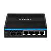 4port Managed Industrial Gigabit Ethernet Switch L2 Smart Fiber Optic Switch Support VLAN ERPS QoS with 2 SFP Fiber Ports Hardend Casing IP40 Protection Grade view 2