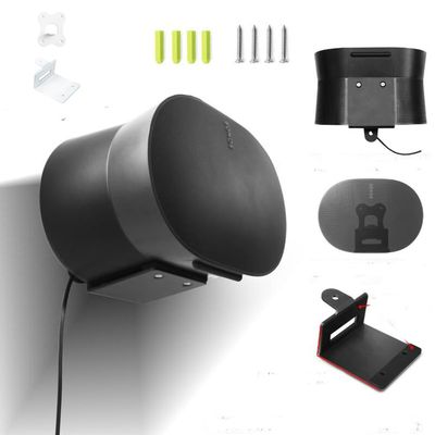 Coyktonty Aluminium Wall Bracket/Wall Mount Bracket for SONOS Era300 Speakers,Duty Speaker Mount Mounting Brackets (White+White)
