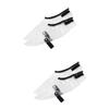 Ipetboom 2pairs Hairdressing Shoe Covers Reusable Non- Salon Shoe Cloaks Hair Stylist Accessories for Hair Cutting Dying Highlighting Design view 1