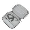 Hemoton 3pcs Eva Digital Accessories Storage Bag Shockproof Organizer for Power Banks Earphones USB Cables More Zippered Case Hook for Travel Black view 4