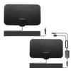 CUCUFA Digital HDTV 1500 Miles Antenna TV Aerial 4K 1080P HD Freeview Local Channels Receiver Black HDTV Antenna view 2