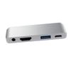 Hemoton 3pcs USB- Adapter Audio Jack USB and Pd Charging for Laptop Compact Silver Design for Enhanced Connectivity and Performance view 3
