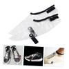 Ipetboom 4pairs Shoe Covers for Hairdressers Hair Cutting and Hair Coloring Non- Barber Shoes Cloak Design view 4