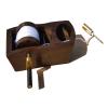 JALYKA Ebony Ink Line Maker for Woodworking Hand Crank Ebony Marking Gauge with 6.7m Cotton Thread Ink Fountain Carpenter Tools view 2