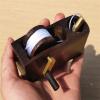JALYKA Ebony Ink Line Maker for Woodworking Hand Crank Ebony Marking Gauge with 6.7m Cotton Thread Ink Fountain Carpenter Tools view 3