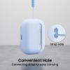ORNARTO Compatible with AirPods Pro 2 Case 2022, Full Protective Hybrid Silicone for AirPods Pro 2nd Generation Case, Front LED Visible Skin Cover-Baby Blue view 3