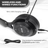 clelize Kids Bluetooth Headphones, On Ear Wireless Headsets for Children with Built-in Microphone, Foldable Stereo Detachable Aux 3.5mm Cord, Kids Headphones for Boys Girls School iPad Tablet (Black) view 4
