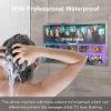 Haocrown 32" 4K Ultra HD Smart Bathroom Mirror TV, IP66 Waterproof, Android 13 OS Built-in Voice Assistant (Remote with Mic), ATSC Tuner, 500 cd/ High Brightness (Sliver Frame, 2025 Model) view 3