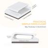 AGPTEK Ethernet Cable Clips, 60 PCS Adhesive Wire Clips, Flat Cord Clips Small Cable Holder Management for Home Wall Flat Ethernet Network Cord Organizer, Decoration Fairy Light Sticky Hooks, White view 3