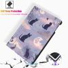 RUUHLJLET Case for iPad Air 3/Pro Generation (2019/2017) 10.5 Inch iPad Cover,Automatic Wake/Sleep,Adjustable Stand Protective Cover for Apple iPad 10.5" - Cute Cat and Moon view 3