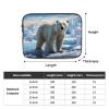 Polar Bear Ice Laptop Sleeve Case 17 inch Laptop Bag Shockproof Protective Notebook Case Computer Carrying Bag Case view 2