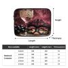 Wine Glass Lace Mask Laptop Sleeve Case 10 inch Laptop Bag Shockproof Protective Notebook Case Computer Carrying Bag Case view 2