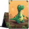 Case for Samsung Galaxy Tab S8 Plus 2022/S7 FE 2021/S7 Plus 2020 12.4 inch, JANENFNA Ultra Thin Lightweight Auto Sleep/Wake Smart Cover for Samsung Tablet S8+/S7 FE/S7+, Cartoon Dinosaur view 1