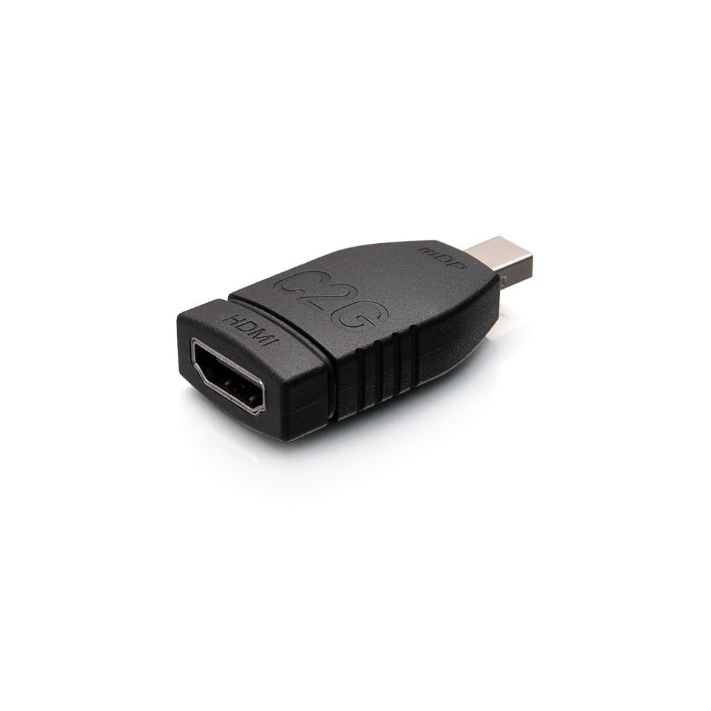 C2G 29875 Mini DisplayPort to 4K HDMI Adapter Converter - 30Hz, Black