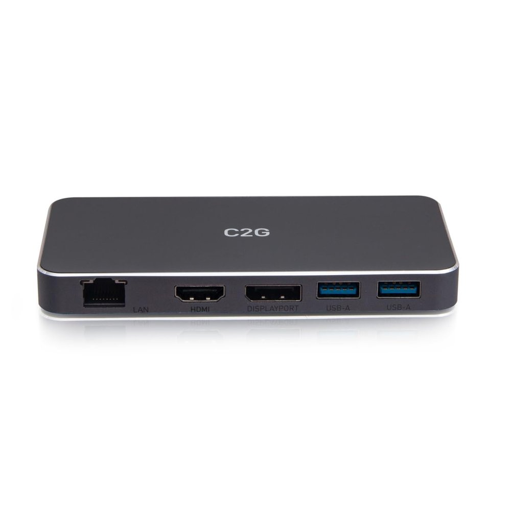 USB-C 7-in-1 Dual Display MST Docking Station with HDMI, DisplayPort, Ethernet, USB, and Power Delivery up to 100W - 4K 60Hz