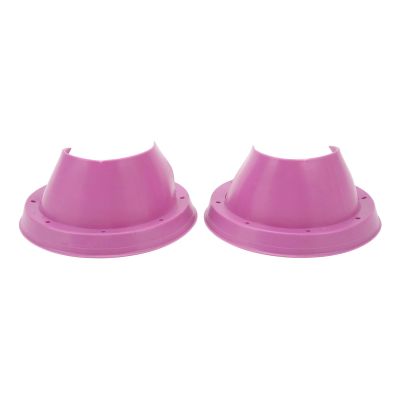 2 Pcs 6 5in Violet Car Speaker Baffle Kits, Horn Speaker Conservation Pad, Car Audio Sound Enhancer Silicone Horn Spacer for Enhanced Sound Quality