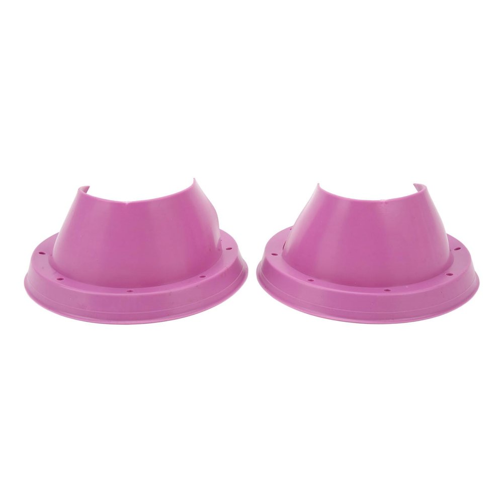 2 Pcs 6 5in Violet Car Speaker Baffle Kits, Horn Speaker Conservation Pad, Car Audio Sound Enhancer Silicone Horn Spacer for Enhanced Sound Quality