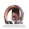 Headphone Stand Headphone Hanger Holder Wall Mount Headset Hook Under Desk Creative Headset Stand Wall-Mounted Solid Wood Frame Metal Hook Headset Holder view 3