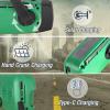 Emergency Hand Crank Radio with LED Flashlight for Emergency, AM/FM NOAA Portable Weather Radio with 2000mAh Phone Charger, USB Charged & Solar Power for Camping, Emergency (Army Green) view 2