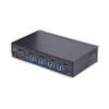 StarTech.com 4-Port DisplayPort KVM Switch, 8K 60Hz / 4K 144Hz, Single Display, DP 1.4, 2X USB 3.0 Ports, 4X USB 2.0 HID Ports, Push-Button & Hotkey Switching, TAA Compliant (D86A2-4-PORT-8K-KVM) view 2