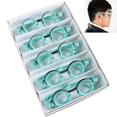 Optometric Trial Frame, Optical Frame Eye Optometry Optician, 5 Types of Interpupillary Distance Adjustable Trial Lens Frame, Aluminum-Magnesium Alloy Material, 360 Astigmatism Axis