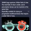 Optometric Trial Frame, Optical Frame Eye Optometry Optician, 5 Types of Interpupillary Distance Adjustable Trial Lens Frame, Aluminum-Magnesium Alloy Material, 360 Astigmatism Axis view 2