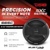 DS18 S65C Select 6.5" 2-Way Component Speaker Set 200 Watts 4-Ohm, Grill Included, Pair - 6.5" Door Speakers 2-Way with 1.5" Tweeters and 2X Passive Crossovers, Component Speaker System - Set of 2 view 2