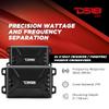 DS18 S65C Select 6.5" 2-Way Component Speaker Set 200 Watts 4-Ohm, Grill Included, Pair - 6.5" Door Speakers 2-Way with 1.5" Tweeters and 2X Passive Crossovers, Component Speaker System - Set of 2 view 4