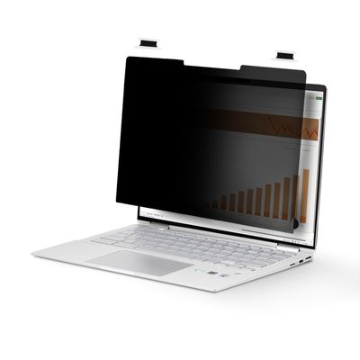 StarTech.com 13.5-inch 3:2 Flip-Over Privacy Screen with Touch, Laptop Security Shield, Anti-Glare Blue Light Filter