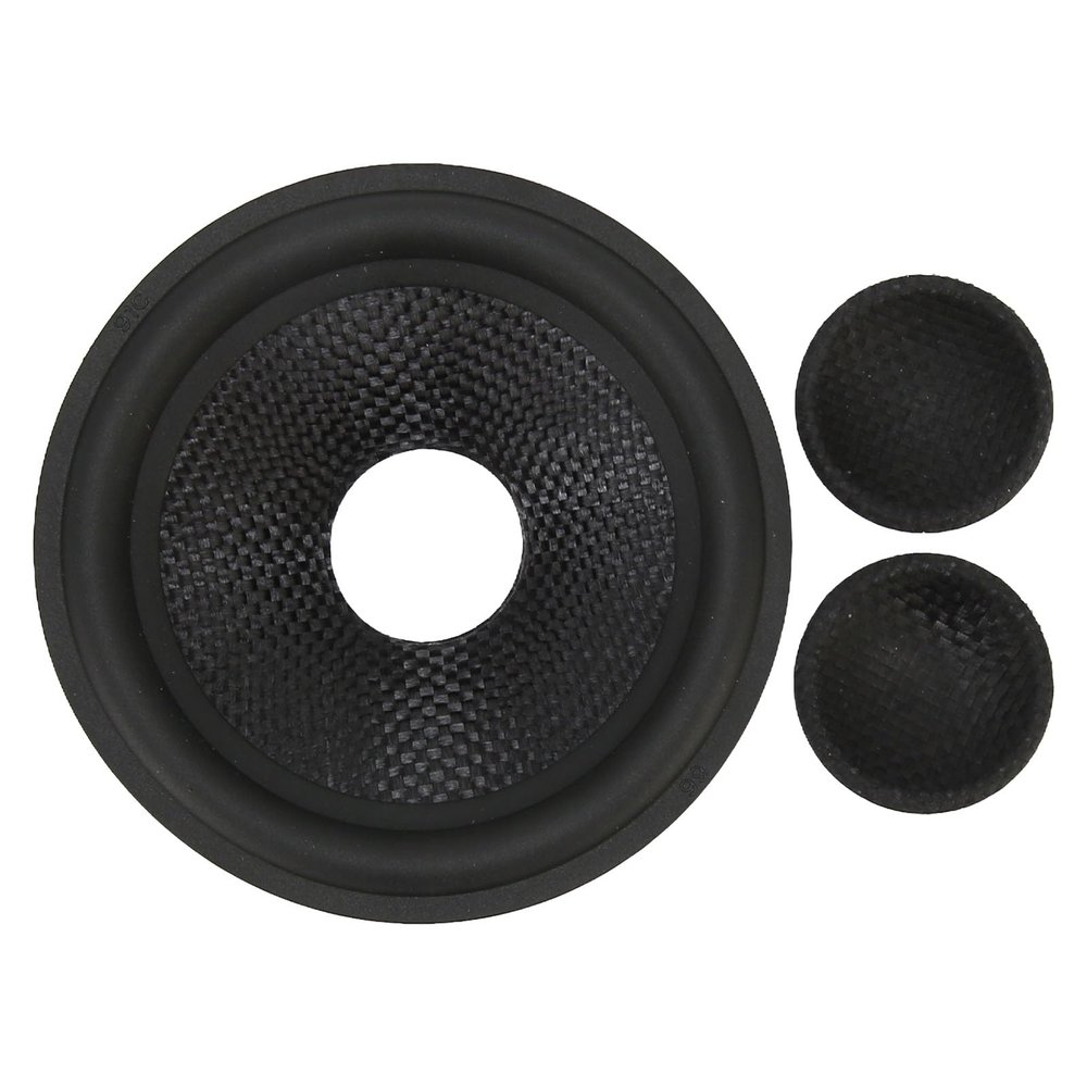 GOWENIC 1 Inch Inner Paper Speaker Cone Drum Paper, for 4 Inch Speaker Rubber Surround Subwoofer Cones Drum Paper 98mm 3.9in Outer Diameter, GOWENIC1qkm9p6es5