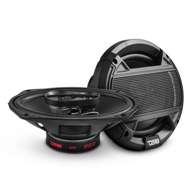 DS18 S69 Select 6x9 3-Way Coaxial Speaker 240 Watts 4-Ohm, Grill Included - 3-Way Car Audio Speakers, Perfect OEM Upgrade, Easy Installation, 6" x 9" Car Speakers - Pair
