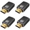 DirectNine Basics 4pcs Adapter USB Connectors Ethernet Adapter USB Male to Female USB Adapter Extension Converter Adapter Tv Connectors Adapters Tv Coupler Laptop Alloy Projector, 2.82X2.09, Black, 59381WD02X view 1