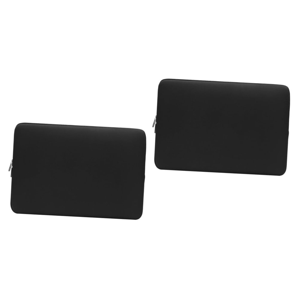 2pcs Laptop Storage Bag for Soft Lining Shock-resistant Notebook Pouch Portable Computer Handbag Organize Your Devices Design