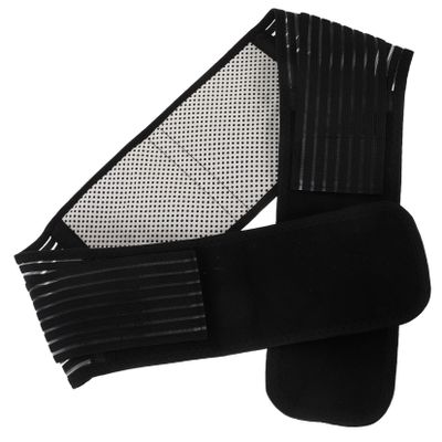 GLEAVI 2pcs Magnetic Therapy Back Support Belt Heat Elastic Lumbar Brace for Lower Back Pain Size Xl