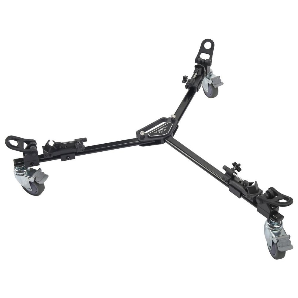 Kingdom Adjustable Tripod Dolly, 40kg Capacity, Locks & Folds!
