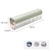 Cable Organizer Box Wall-Mounted Data Cable Storage Box Wire Manager Mobile Phone Charger Collect Box Data Line Storage Container Drawer Cable Management Box (Color : Light Green) view 2