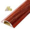 Aluminum Alloy Trunking, Half Round Cable Cover/Self-Adhesive Cable Management Raceway for Doorway Living Room Prevent Cable Trips & Protect Wires, 1m/3.3ft Length ( Size : Red-NO.3-W-28mm(1-1/10in) ) view 1
