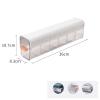 Cable Organizer Box Wall-Mounted Data Cable Storage Box Wire Manager Mobile Phone Charger Collect Box Data Line Storage Container Drawer Cable Management Box (Color : White) view 2