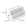 Cable Organizer Box Wire Storage Box Power Cord Plug-in Board Shielding line Data line Power Socket Plug-in Arrangement line Box Cable Management Box view 2