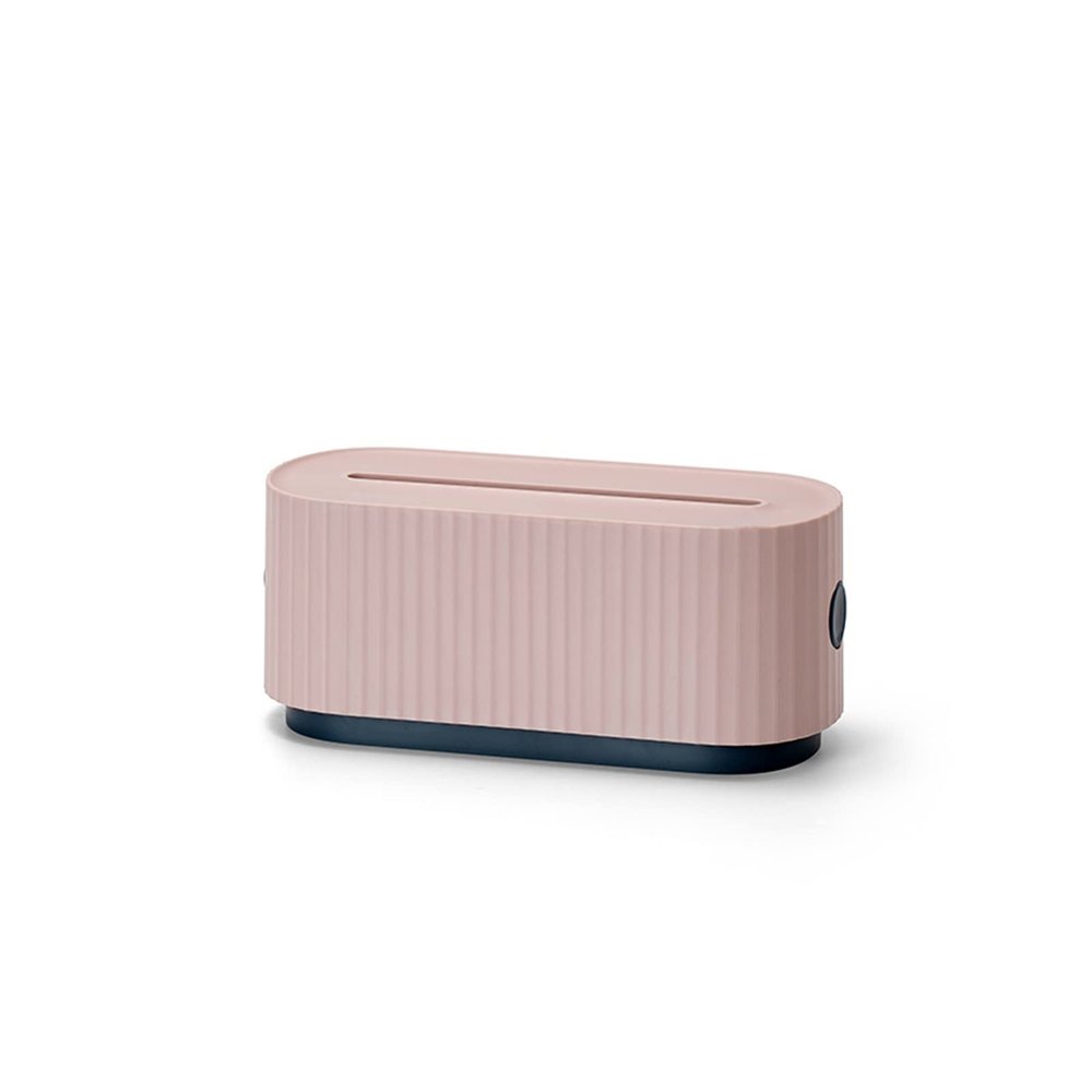 WAOCEO Cable Organizer Box Plug-in Board Storage Box Wire Socket Finishing line Box Blocking Desktop Power Charging line Plug-in line hub Box Cable Management Box (Color : Pink)