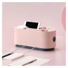 WAOCEO Cable Organizer Box Plug-in Board Storage Box Wire Socket Finishing line Box Blocking Desktop Power Charging line Plug-in line hub Box Cable Management Box (Color : Pink) view 3