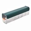 Cable Organizer Box Wall-Mounted Data Cable Storage Box Wire Manager Mobile Phone Charger Collect Box Data Line Storage Container Drawer Cable Management Box (Color : Green) view 1