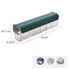 Cable Organizer Box Wall-Mounted Data Cable Storage Box Wire Manager Mobile Phone Charger Collect Box Data Line Storage Container Drawer Cable Management Box (Color : Green) view 2