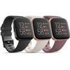 3 Pack Sport Bands Compatible with Fitbit Versa Bands, Classic Soft Sport Replacement Wristbands for Fitbit Versa 2 Smart Watch Women Men view 1