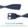 3 Pack Sport Bands Compatible with Fitbit Versa 2 Bands, Classic Soft Sport Replacement Wristbands for Fitbit Versa 2 Smart Watch Women Men (Large,Abyss) view 4