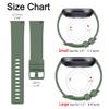 3 Pack Sport Bands Compatible with Fitbit Versa 2 Bands/Fitbit Versa Bands/Versa Lite/Versa SE, Classic Soft Sport Replacement Wristbands for Fitbit Versa 2 Smart Watch Women Men (Large,Black/Abyss Blue/Avocado Green) view 3