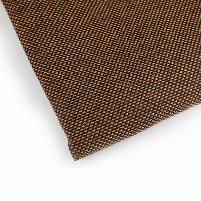 Speaker Grill Cloth,Speaker Fabric Antique Black and Gray Brown Speaker mesh Cover Cloth Speaker mask Sound-Transparent Cloth dust-Proof Sound-Absorbing Soft Bag Thick (Color : Brown(0.5mX1.5m))