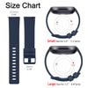 3 Pack Sport Bands Compatible with Fitbit Versa Bands, Classic Soft Sport Replacement Wristbands for Fitbit Versa 2 Smart Watch Women Men (Small,Abyss) view 3